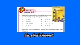 Ayo Kita Berlatih 63 no 14 Matematika Kelas 8 Bab 6 Teorema Pythagoras hal 31  32 [upl. by Sualkcin684]