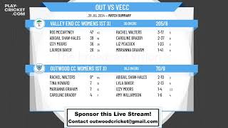 Outwood CC Womens 1st XI v Valley End CC Womens 1st XI [upl. by Maxama]