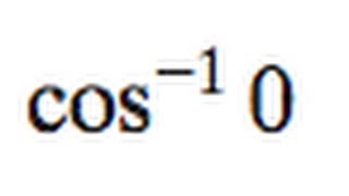 cos10 inverse cos of 0 [upl. by Sommers]