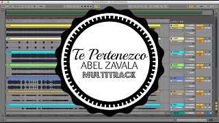 Te Pertenezco Abel Zavala Multitrack [upl. by Eittak]