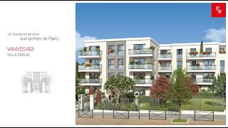 Résidence “Villa Emilia” à Vanves 92  Franco Suisse [upl. by Ecydnak]