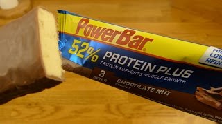 PowerBar 52 Protein Plus Chocolate Nut Flavour [upl. by Parrott892]