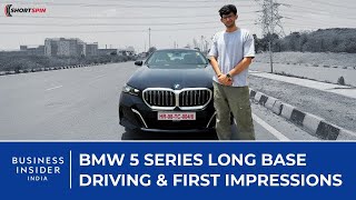 BMW 5 Series Long Wheel Base First Impressions amp Drive  Short Spin With Business Insider India [upl. by Animrelliug]