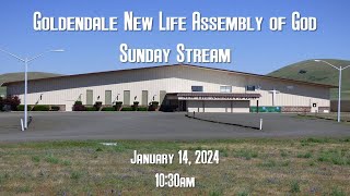 Goldendale New Life Assembly of God Live January 14 2024 [upl. by Idola120]