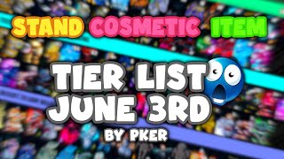 YBA Full Tier List  June 3rd 2024 [upl. by Aket936]