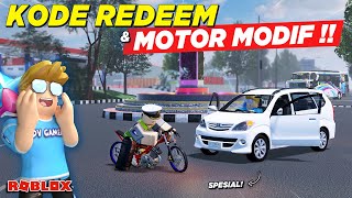 ADA KODE REDEEM BARU DAN MOTOR MODIFIKASI DRAG SPESIAL  REVIEW RDID UPDATE  Roblox Indonesia [upl. by Salangi]