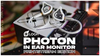 UNBOXING LOGA Photon IEM In Ear Monitor Printstream Edition [upl. by Ahsytal]