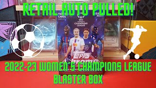 202223 Topps Chrome Womens Champions League Blaster Box Review [upl. by Killigrew585]