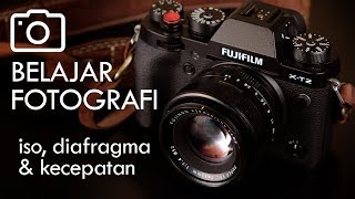 Belajar Fotografi  Diafragma Kecepatan amp ISO di kamera digital  mirrorless anda [upl. by Kenward297]