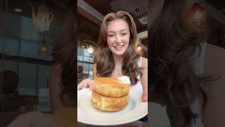 Fluffy pancakes 🤤🥞 rachelpizzolato youtubeshorts japan tastetest fluffypancake [upl. by Anilorac]