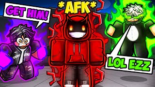 I PRETENDED to Be AFK With ADMIN KJ ULTIMATES Roblox The Strongest Battlegrounds [upl. by Nimra]