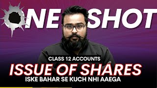 🔥 ISSUE OF SHARES COMPANY ACCOUNTS CLASS 12 ONE SHOT  COMMERCE KING [upl. by Sitnik]