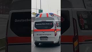 Krankentransport macht platz für RTW Pressluft 16322 [upl. by Vahe]