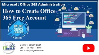 Office 365  How to Create Free Account Subscription [upl. by Pestana39]