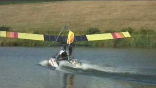 Quicksilver MX Ultralight Airplane on Floatswmv [upl. by Ahsircal]