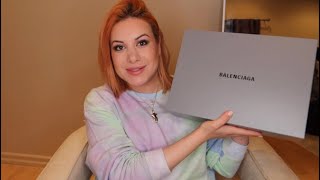 Unboxing New Balenciaga Bag  Reveal [upl. by Ettennat]