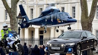 Unexpected Royal Motorcade and Helicopter Touch Down in Central London Whats going on [upl. by Pittman]