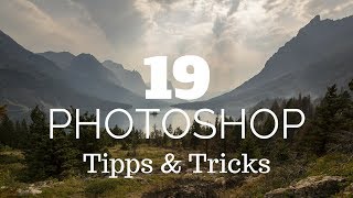 19 PHOTOSHOP TIPPS amp TRICKS  Photoshop Tutorial  GermanDeutsch [upl. by Anoirb]