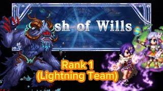 FFBE  Clash of Wills Abominable Snowbeast  Rank 1 Clear Lightning Team ⚡️ [upl. by Travax299]