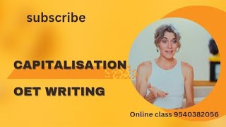 OET Writing When to Use Capital Letters [upl. by Nev]