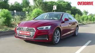 2018 Audi A5 Sportback first drive review in India  OVERDRIVE [upl. by Juetta]