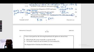 MayJune exams 2022 P1 Mathematical Literacy Question 12 and 3 [upl. by Ydollem]