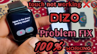 Dizo watch 2 Sports 📵 How to Fix touch not working problem ❌ Connect with Dizo App‼️📵 💯 problem fix [upl. by Avot]