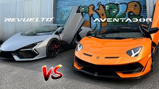 OLD vs NEW Lamborghini V12 😱 SOUND  ALL CHANGES Aventador vs Revuelto Interior Exterior 4K [upl. by Moretta226]