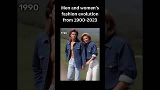 The Surprising Evolution of Men and Womens Fashion  1900 to 2023 [upl. by Ilan]