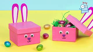 How to make an Easter Bunny Box  Easy Easter Crafts  Baker Ross [upl. by Yrrum215]