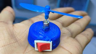 how to make a single motor drone kaise banaen dhakkan ki madad se [upl. by Narhet]