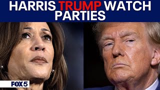 LIVE Harris Trump watch parties [upl. by Ivie435]