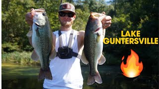 Bass Fishing Lake Guntersville early October [upl. by Publius573]