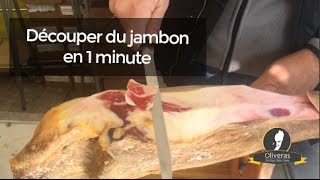 Comment couper du jambon en 1 minute [upl. by Kendell]