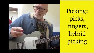 Lesson44 Picking picks fingers hybrid picking [upl. by Ttenneb]