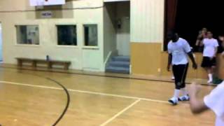 Backboard Breaking Dunk FAIL [upl. by Nwahsir]