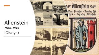 Ostpreussen Allenstein pol Olsztyn 19001945  Archive pictures of the city 🏰 [upl. by Tengdin]