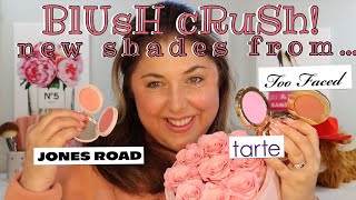 BLUSH CrUsH New Blush from Too Faced Tarte and Jones Road [upl. by Joon]