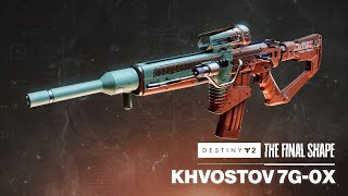 Khvostov Exotic Auto Rifle Preview  Destiny 2 The Final Shape AUS [upl. by Koressa]