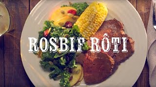 GUIDE PRATIQUE DU ROSBIF POUR LA RÔTISSERIE  Avec maïs poêlé et salade de chou frisé [upl. by Boot]