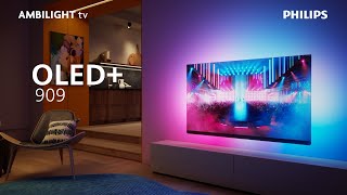 Philips Ambilight TV OLED909  OLED  4sided Ambilight [upl. by Laved]