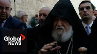 Land deal pits Jerusalem Armenians against religious leaders [upl. by Yenwat]