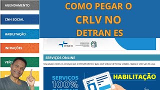 DETRAN ES COMO EMITIR O DOCUMENTO DE LICENCIAMENTO DO VEÍCULO [upl. by Ruggiero]