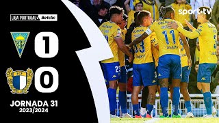 Resumo Estoril 10 Famalicão  Liga Portugal Betclic  sport tv [upl. by Katzir95]