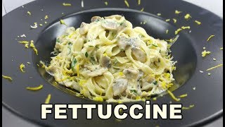 Kremalı Mantarlı Fettuccine  Kremalı Mantarlı Makarna [upl. by Candy]