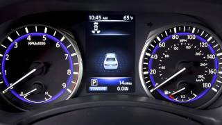 2015 INFINITI Q50  Vehicle Information Display [upl. by Ehrsam]