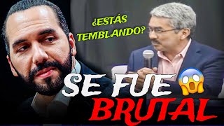 ¿ESTÁS TEMBLANDO Bukele destruye a ACADÉMICO hasta casi van a los MADRAZOS😱 [upl. by Maximilien]