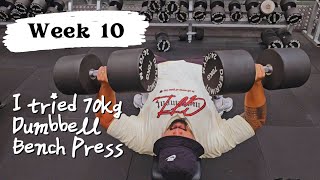 Week 10  Trying for a 70kg Dumbbell PB 2hr Cake Delivery Birthday Karaoke and Korean BBQ [upl. by Doak550]