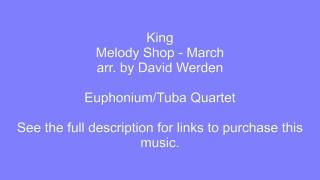 Melody Shop  EuphoniumTuba Quartet [upl. by Johppah]