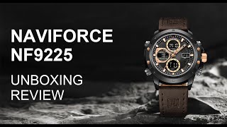 Unboxing Review Naviforce Watch NF9225 New Arrival Japanese Metal Quartz Movement Latest Design [upl. by Myna]